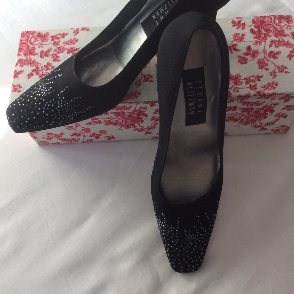 Stuart Weitzman Black Evening Pumps - Explosion